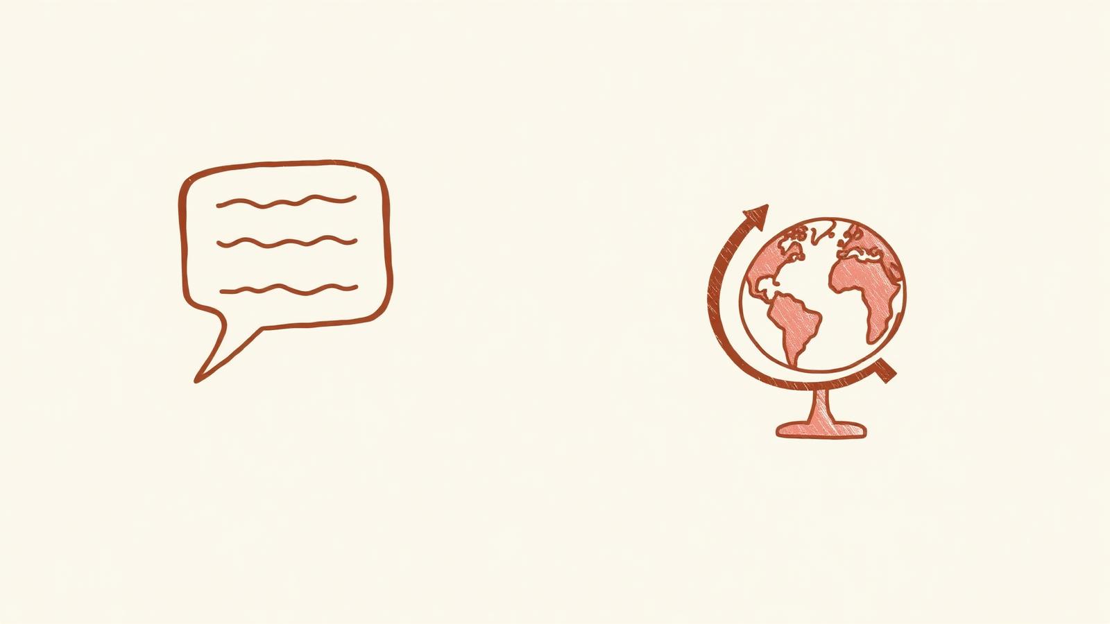 Speak one language, write another