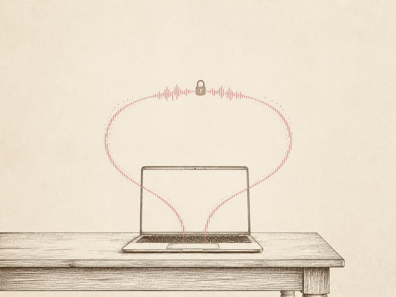 Your voice never leaves your computer